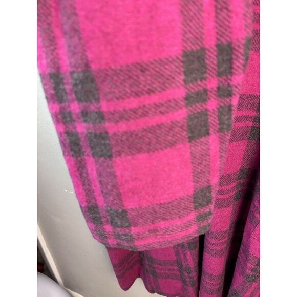 Soft Surroundings Women's Size 1X Paramount Plaid Dress Pink And Gray Cozy Soft - Picture 5 of 10